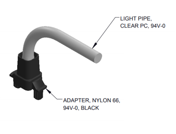 BIVAR Zero Light Bleed Rigid Light Pipes